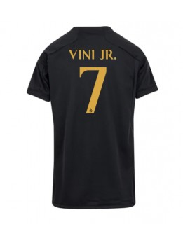 Real Madrid Vinicius Junior #7 Ausweichtrikot für Frauen 2023-24 Kurzarm